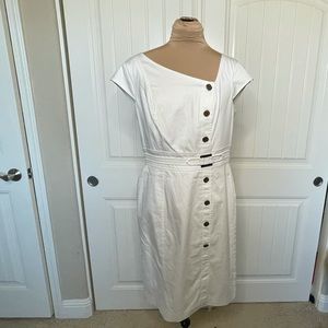 Brand new (no tags)White House Black Market white dress.